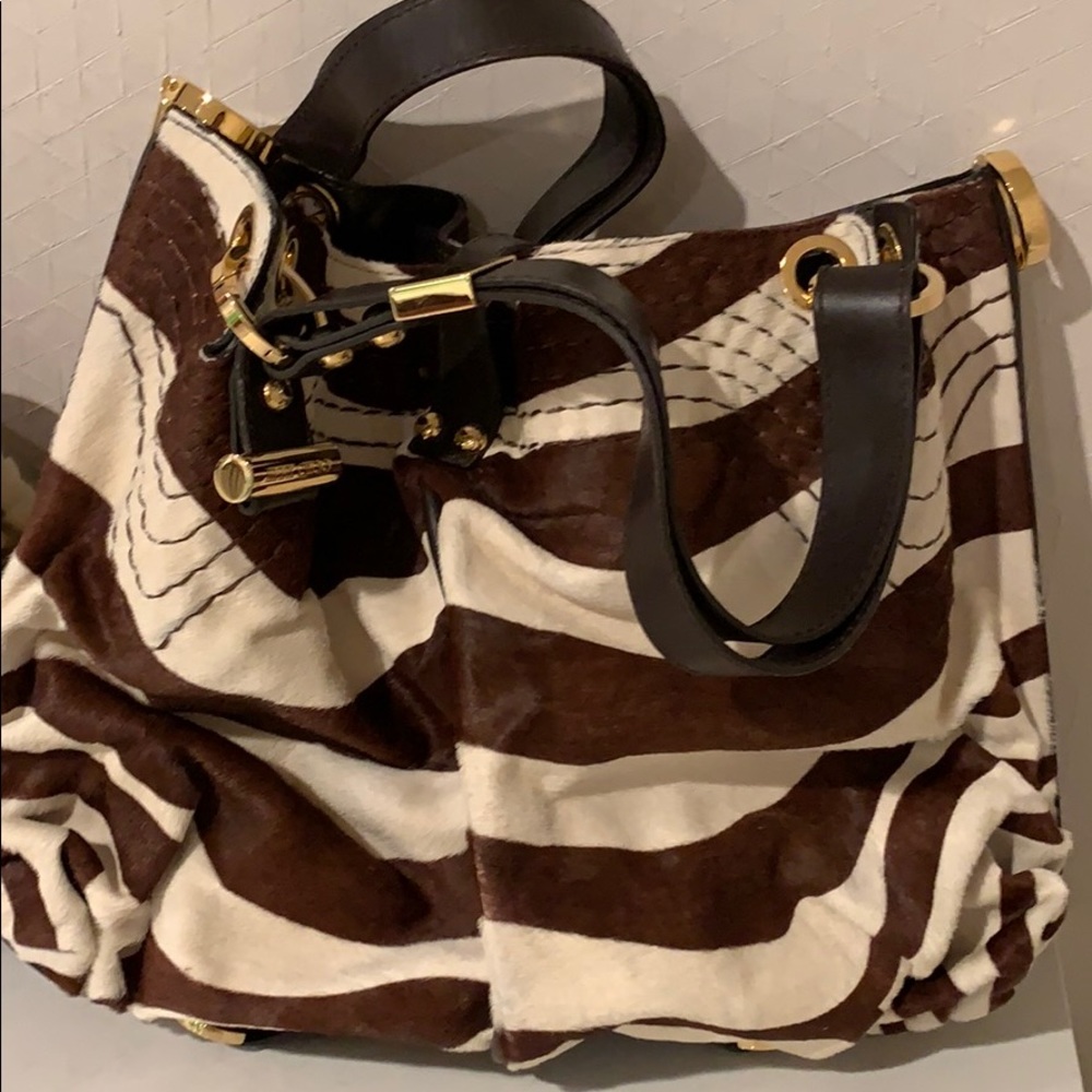 Jimmy Choo Fur Tote Handbag